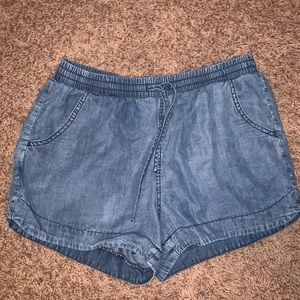 women’s denim soft shorts